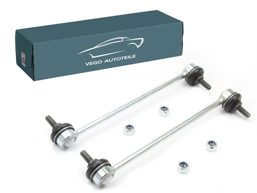 2x FRONT REINFORCED COUPLING ROD STABILISER BAR for VW POLO 9N SEAT IBIZA COROBA