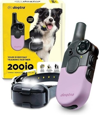 Dogtra 200iQ 1-Dog Unit Compact Remote Training Collar Vibration Lavender NEW!