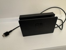 OEM Nintendo Switch Dock HAC-007 Black Docking Station w/ Power Adapter Genuine