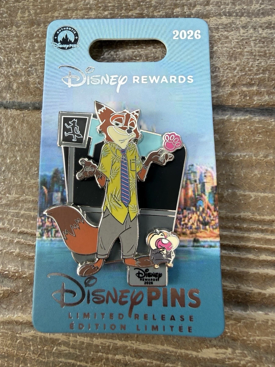 Zootopia Disney Theme Park Pins, Patches & Buttons (1968-Now) for