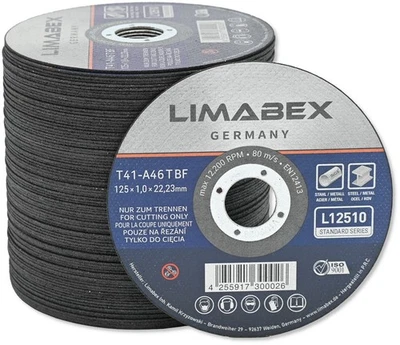 Trennscheiben 125 / 115 / 230 mm Metall INOX Flexscheiben 1,0 / 1,2 /1,8/2,0/6,4 - Bild 1 von 4