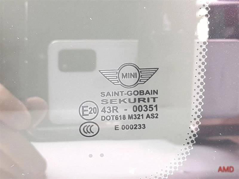 Mini Cooper S R55 Clubman 2009 pasajero derecho cuarto panel ventana vidrio Foto 2 de 4