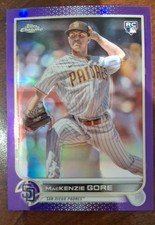 2022 Topps Chrome Update Series - Mackenzie Gore #USC182 Purple Refractor (RC)