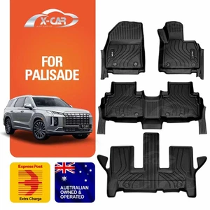 Floor Mats for Hyundai Palisade 2020-25 Heavy Duty All Weather Car  Liner