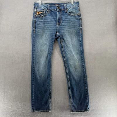 Rank 45 Jeans Mens 30/32 Medium Wash Blue Denim Low Rise Straight Leg 5-Pockets