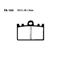 Bremsbelag BremsbeläGe EBC FA180 Vorne FüR Kawasaki ZXR 400 L Bj. 1991-1999