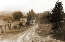 Melrose IA Iowa 1909 Street Scene RPPC Photo Postcard COPY