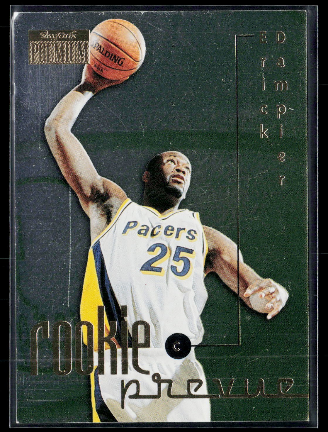 1996 SkyBox Premium ERICK DAMPIER RC Rookie Prevue #R-5 Indiana Pacers