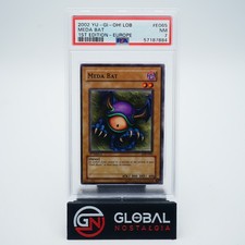 Meda Bat 2002 Yu-Gi-Oh 1st Edition Europe LOB-E065 POP 2 PSA 7