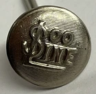 37-21c SOO LINE RAILROAD SUPERIOR QUALITY UNIFORM BUTTON wire prong 16mm
