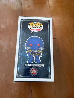 Funko Pop! Games Warhammer Primaris Intercessor 499 Exclusivo D.I.Y. - Moça do Pop - Funko Pop é aqui