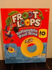 Inflatable Pool Ring Froot Loops Yellow