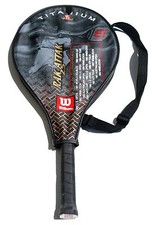 Wilson Titanium Pete Sampras Rak Attak Gold Black 25" 3 7/8" Racket w/Case