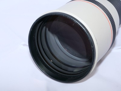 Canon FD 500mm f4.5 L telephoto Lens. Case. Hood. Caps. Canon F1n