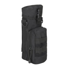 Outdoor Tactical Molle Water Bottle Bag Holder Kettle Pouch With Shoulder Strap