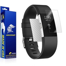 ArmorSuit MilitaryShield Fitbit Charge 2 Screen Protector  White Carbon Fiber