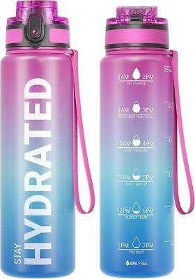 32oz Trinkflasche Motivations Sport Wasserflasche Auslaufsicher Trinkflaschen Out