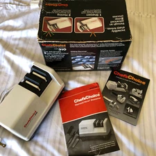 CHEF'S CHOICE Model 310 Diamond Hone Knife Sharpener Rarely Used