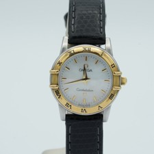 OMEGA Constellation Orologio Donna 25MM Acciaio/Oro Schöner Condizioni Quarzo 2