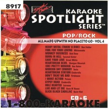 SOUND CHOICE KARAOKE ALL MADE UP V. 4 80's HITS cdg CD G SC8917 RARE 15 SONGS