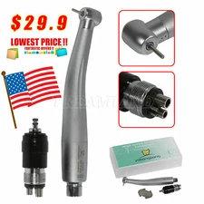  Dental High Speed Handpiece with 4 Hole Quick Coupler fit NSK