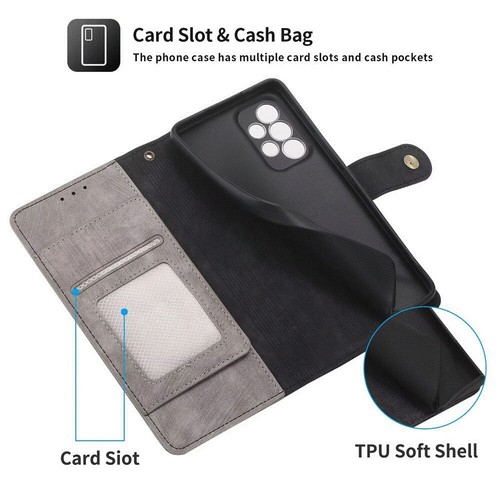 Kartenetui HandyHülle für Xiaomi Redmi SchutzTasche RFID Case Klapp Wallet Cover - Bild 7 von 20