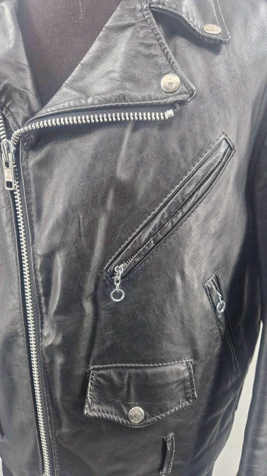 Schott Perfecto Leather Jacket Size US 40 - Image 4 of 4