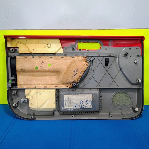 1998-2010 Volkswagen Beetle Left Right Pair Interior Door Panel OEM GRAY RED - Picture 21 of 23