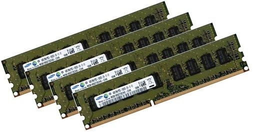 16 GB (4 X 4 GB) Memoria DDR3 1333 PC3 10600 ECC Per HP Workstation Z400 E Z420 - Foto 2
