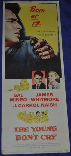 The Young Dont Cry Original 14x36 Insert U.S. Movie Poster - (1957) ITB WH