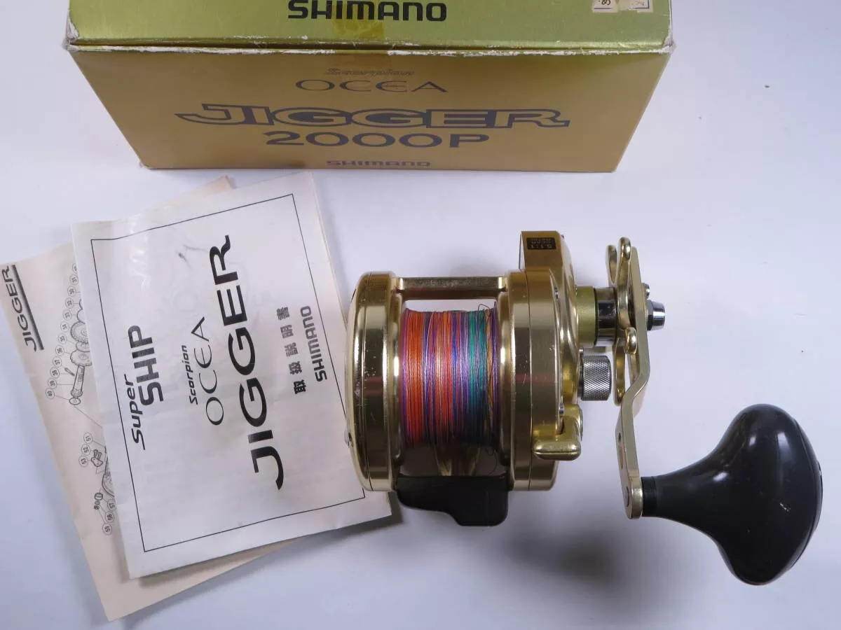 Shimano OCEA Jigger 2000P Baitcast Reel Used with Box F/S