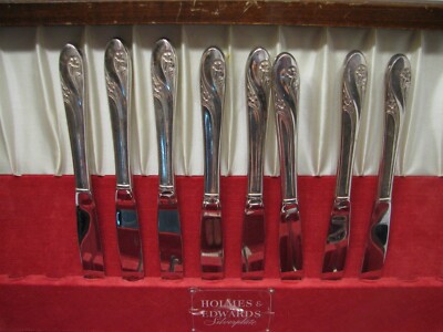 Holmes & Edwards Inlaid IS Romance Silverplate Flatware Set 52 pcs