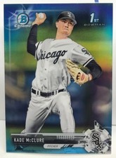Kade McClure 2017 Bowman Chrome Draft Prospect SKY BLUE Refractor /399 WHITE SOX