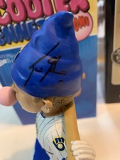 ScooterGennett Milwaukee Brewers Gnome Autographed Signed Cincinnati Reds