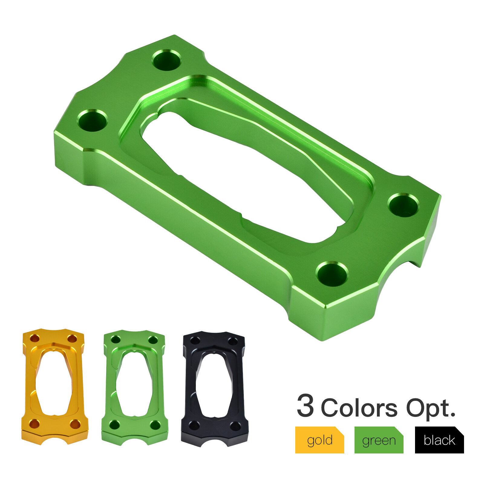 CNC 7/8" Upper Handlebar Mount Top Bar Clamp For Kawasaki KX125 KX250 19962004 eBay