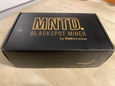 Brand New MNTD Rak Helium Miner BLACKSPOT US915 HNT Black Hotspot Crypto NIB