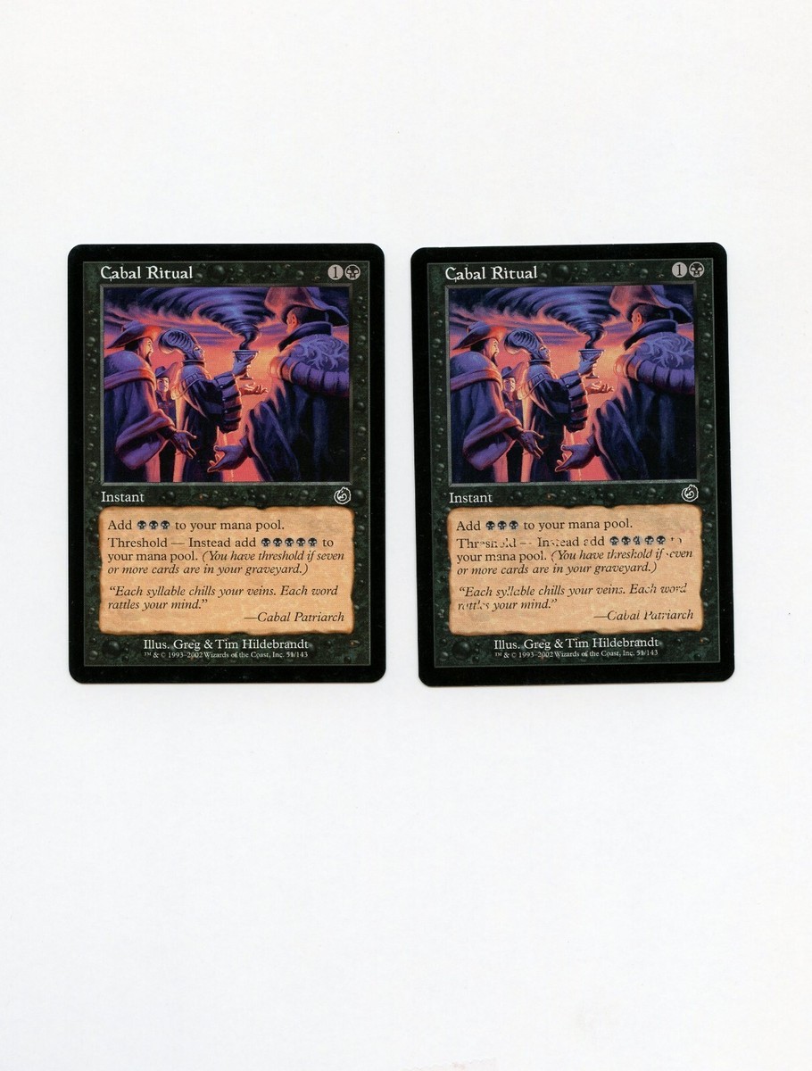 2x Cabal Ritual Torment Magic the Gathering | eBay