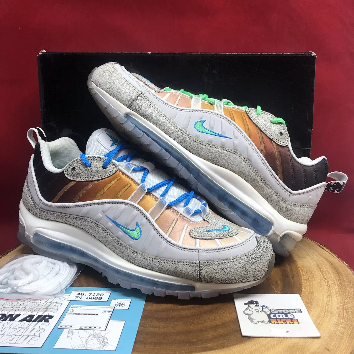 Nike Air Max 98 OA GS CI1502-001 On Air La Mezcla Size 10 Supreme Kith 90 95