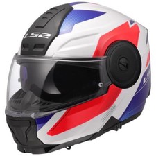 LS2 FF902 SCOPE II DUAL VISOR FLIP UP MOTORCYCLE CRASH HELMET  DURIA OXYD SOLID
