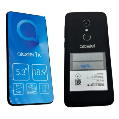 Alcatel 1X Smartphone 4G LTE Android 16GB Unlocked 5.3” Display 13MP Camera