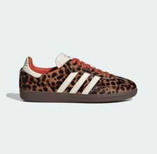 W Adidas Samba OG Leopard Core Black Preloved Red Cream White JI2734 Womens