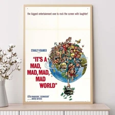 It's a Mad Mad Mad Mad World--Movie  Poster No Frame, Movie  Poster