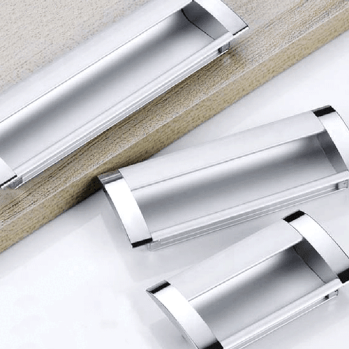 Perillas de puerta ocultas incrustadas hebilla oculta de cajón de gabinete de acero inoxidable - Imagen 1 de 3