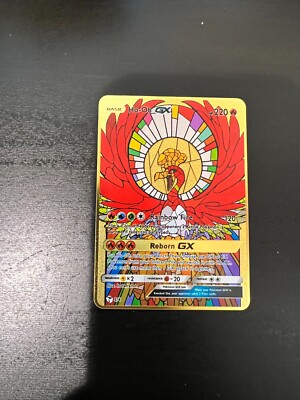 New Pokemon super gold metal card