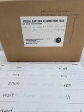 NFER Visual Pattern Recognition Test By Diane...
