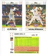 2007 Topps Opening Day GOLD - ST LOUIS CARDINALS Team Set