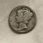 1921-D Mercury Winged Liberty Silver Dime Rare Key Date Denver Mint
