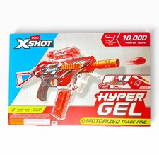 ZURU X-Shot Hyper Gel Trace Fire Motorized Blaster 10,000 Pellets 170 FPS