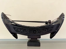 21”Large 10 Bar Xylophone Ranat Ek Carved Wood  Thai Music Instrument Home Decor