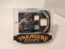 2023 Topps Tribute #TR-NG Nolan Gorman Tribute Triple Relics Green /75 Rookie -